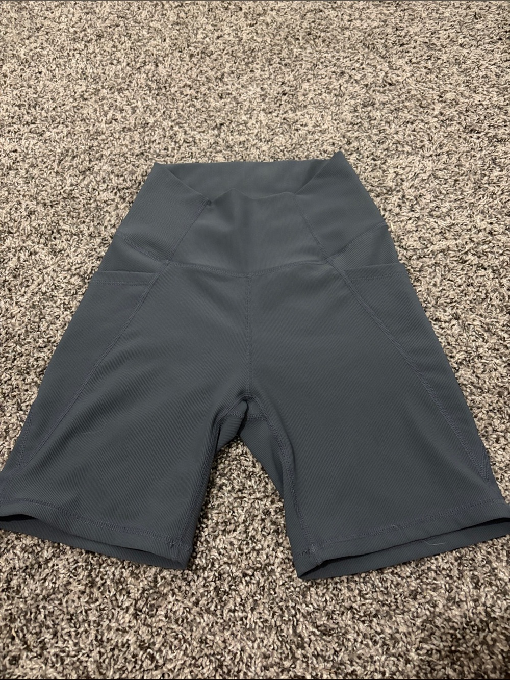 High-Rise Women’s Bike Shorts in Charcoal